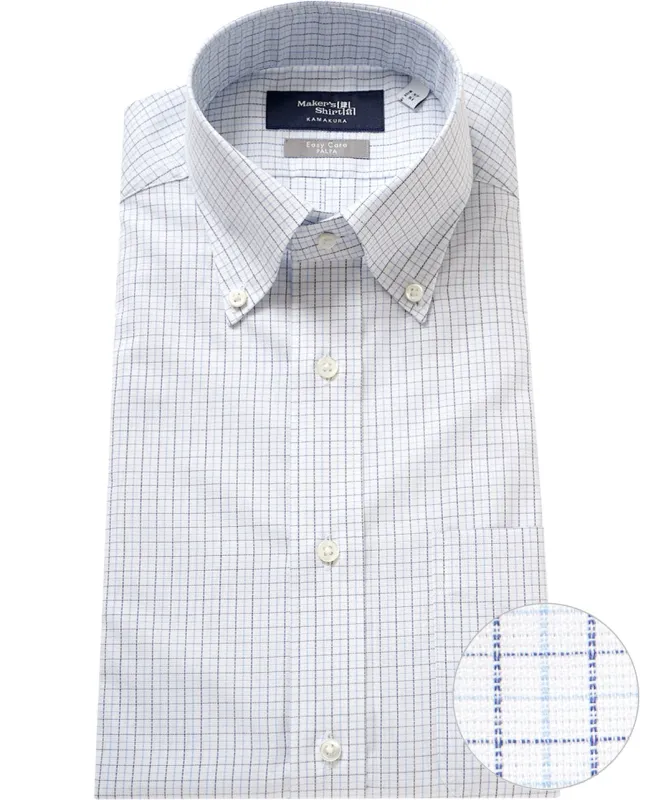 TOKYO SLIM FIT - Button Down Panama J-TECH EASY CARE sold by Kamakura