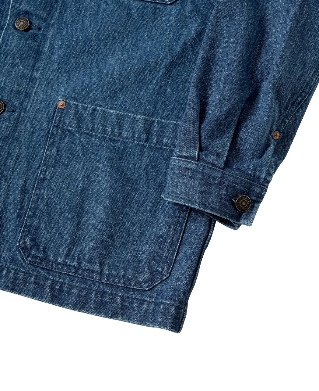 Denim French Work Jacket sold by Kamakura product image thumbnail 5