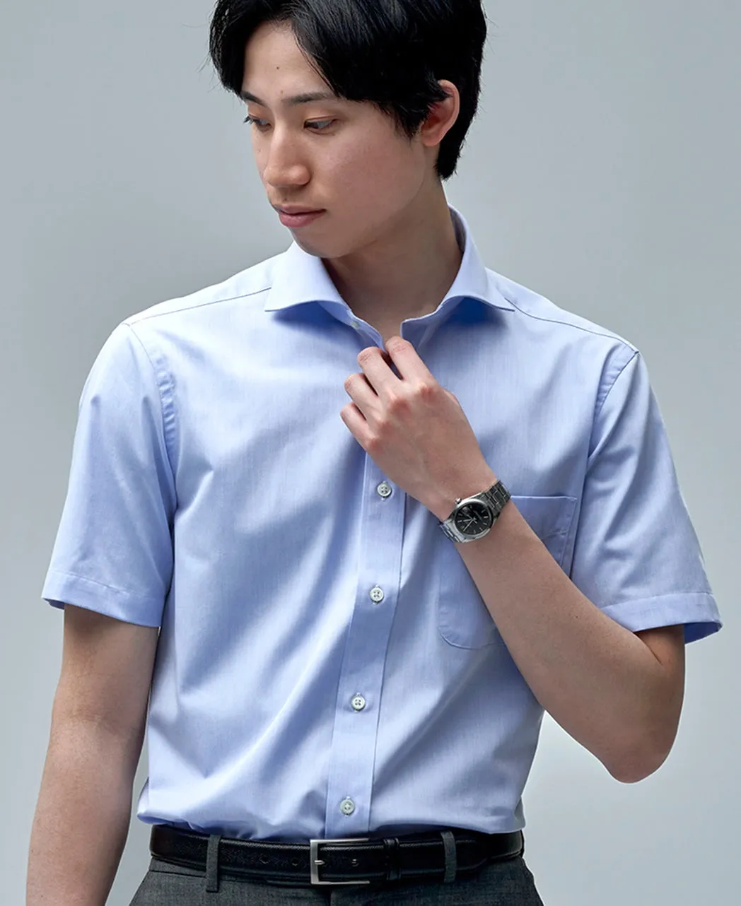 Short Sleeve Shirt - Button Down Easy Care Panama sold by Kamakura product image thumbnail 4