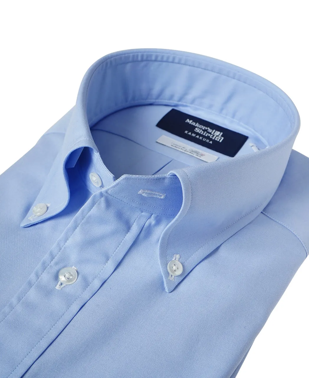 TOKYO SLIM FIT - Button Down Pinpoint Oxford Albini sold by Kamakura product image thumbnail 3