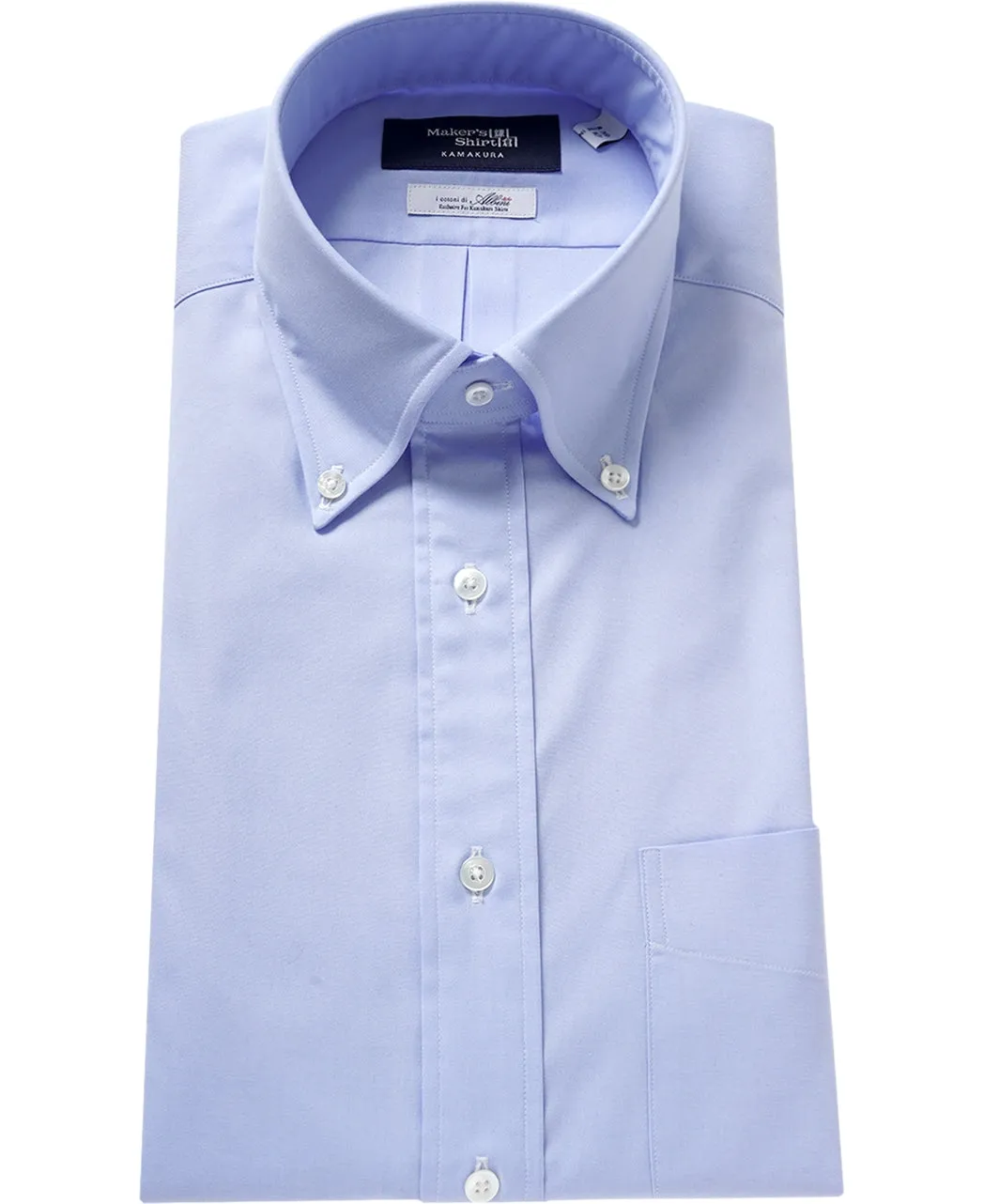 TOKYO SLIM FIT - Button Down Pinpoint Oxford Albini sold by Kamakura