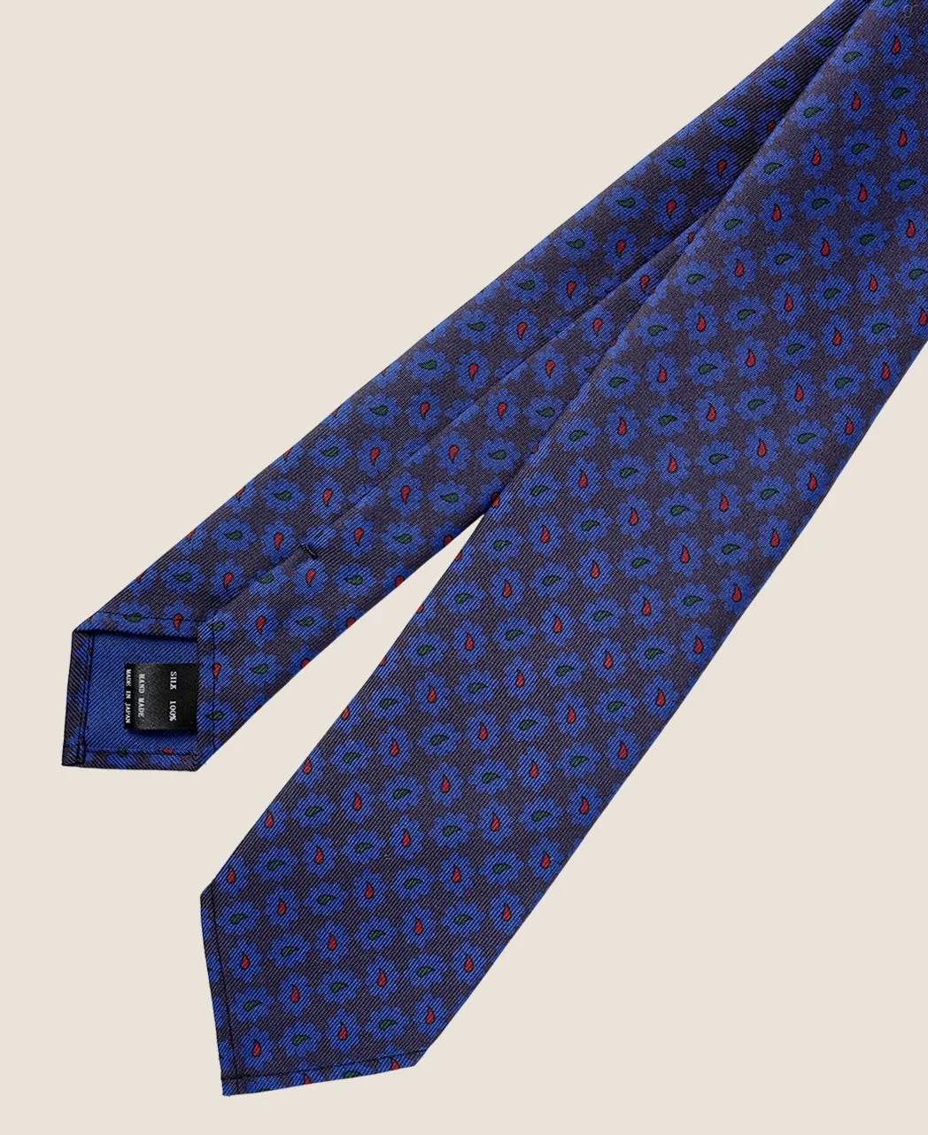 UNTIPPED NARROW TIE Ancient Madder Silk sold by Kamakura product image thumbnail 4