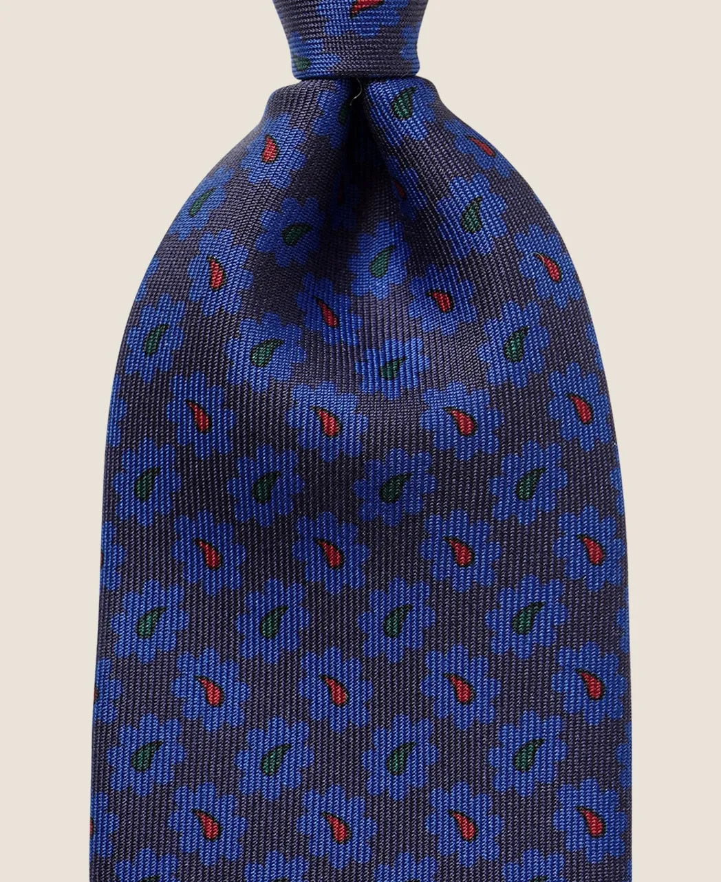 UNTIPPED NARROW TIE Ancient Madder Silk sold by Kamakura product image thumbnail 3