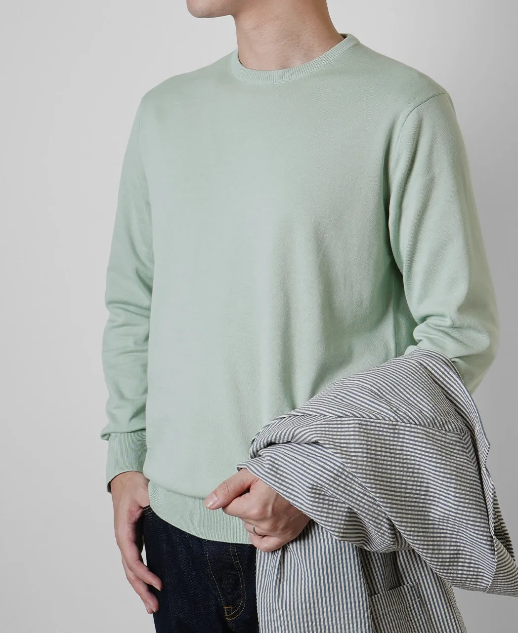 FF30G Cotton Crew Neck Sweater sold by Kamakura product image thumbnail 3