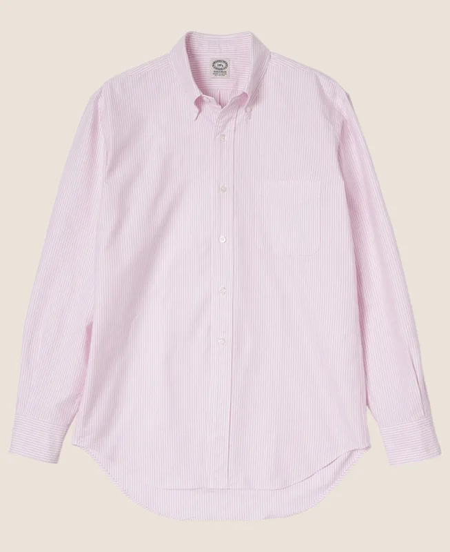 VINTAGE IVY  -  University Stripe Button Down Oxford sold by Kamakura