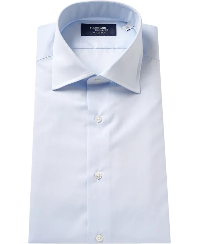 NEW YORK SLIM FIT  Spread Broadcloth sold by Kamakura