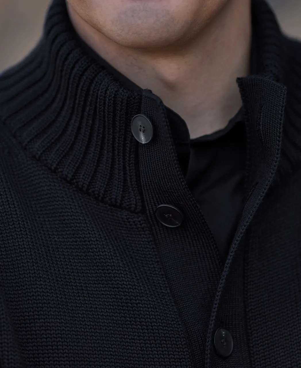 Stand Collar Cardigan sold by Kamakura product image thumbnail 3