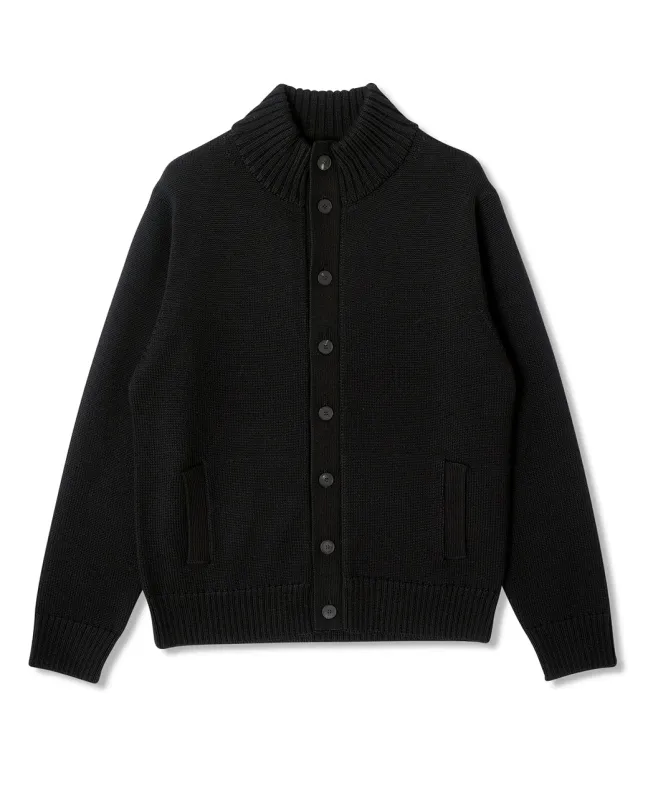Stand Collar Cardigan sold by Kamakura
