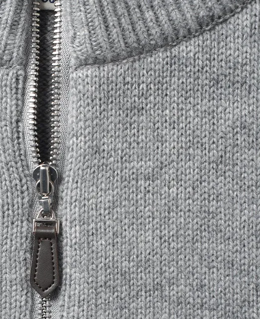 CASHMERE Zipup COLLAR Sweater sold by Kamakura product image thumbnail 2