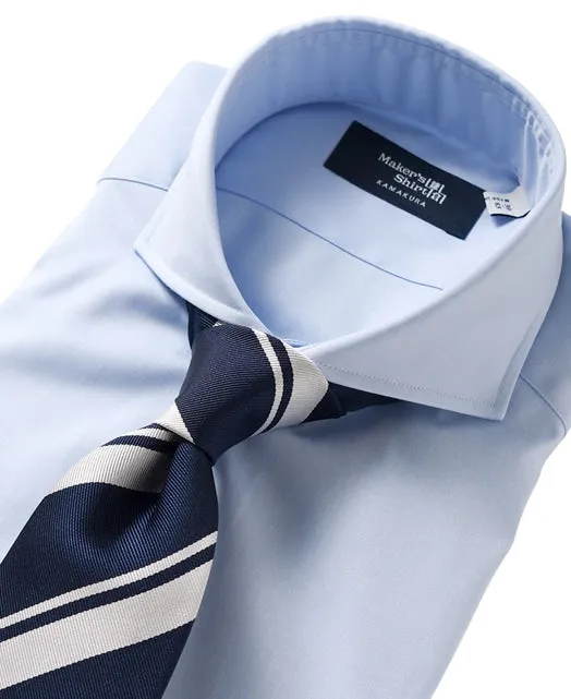 TOKYO SLIM FIT - Cutaway Pinpoint Oxford sold by Kamakura product image thumbnail 3