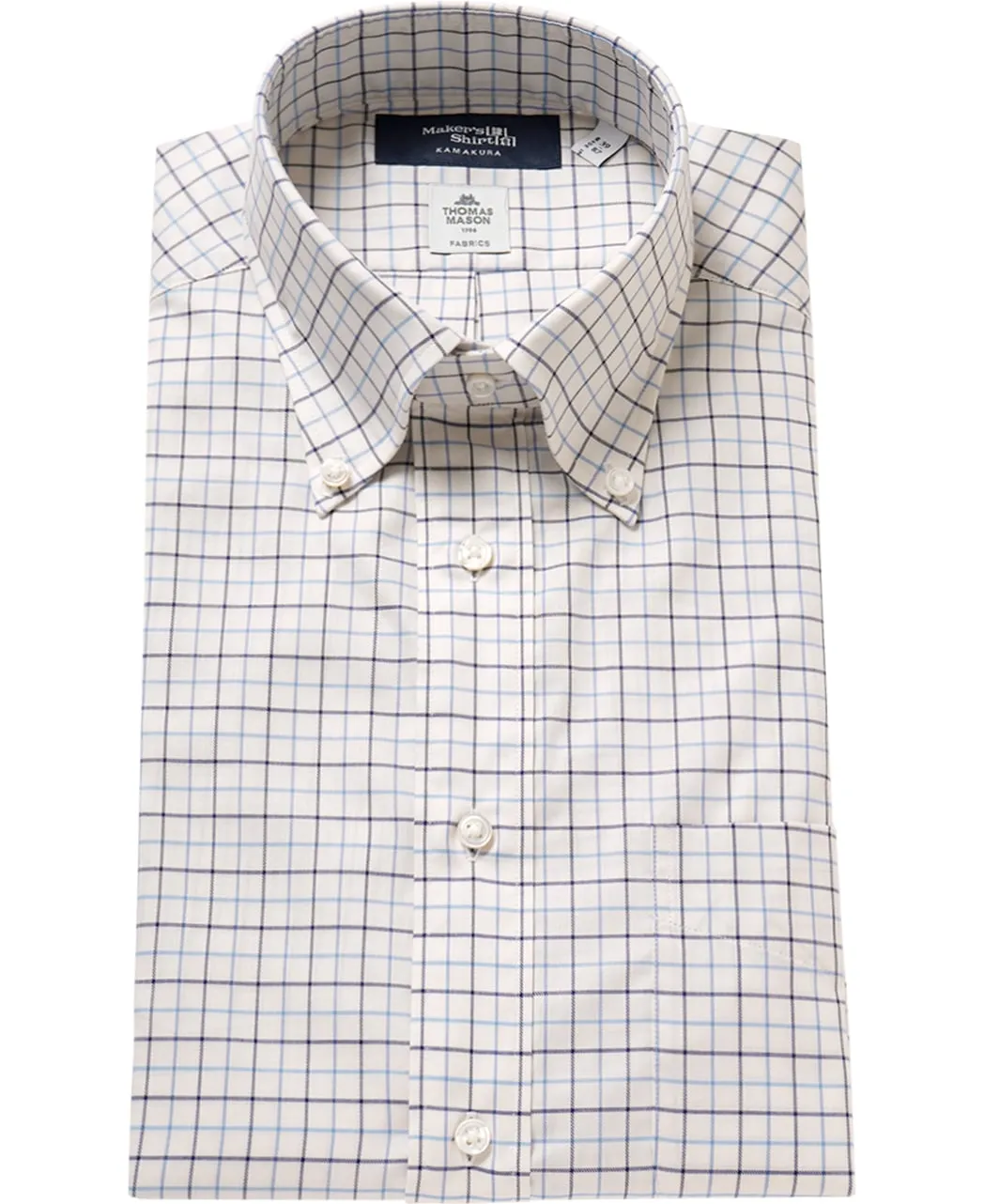 TOKYO SLIM FIT - Button Down Twill THOMAS MASON sold by Kamakura