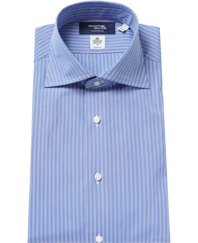 TOKYO SLIM FIT - Spread Broadcloth THOMAS MASON sold by Kamakura