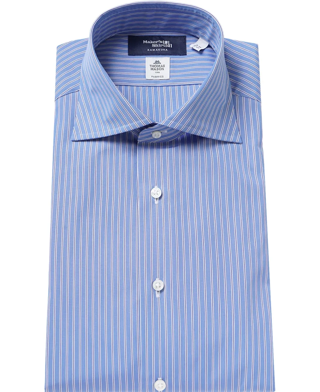 TOKYO SLIM FIT - Spread Broadcloth THOMAS MASON sold by Kamakura