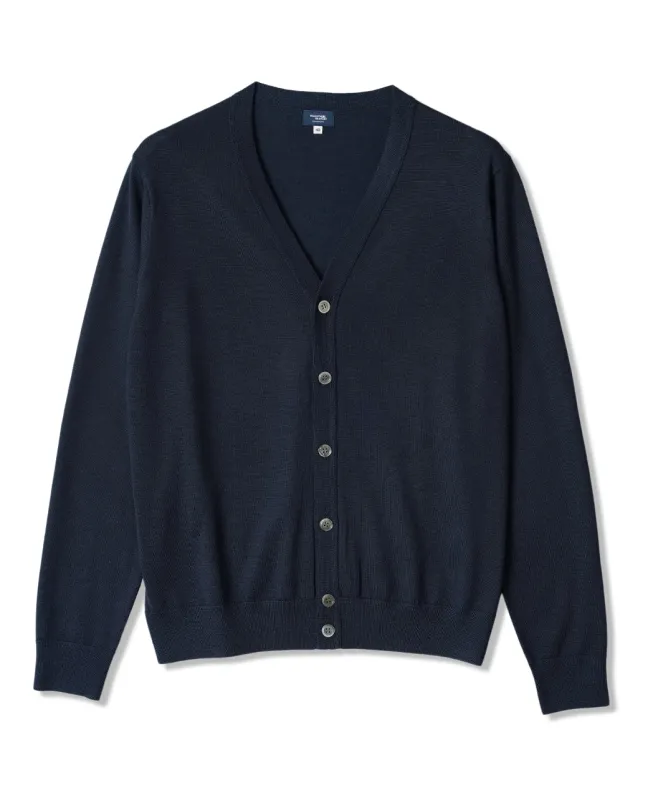 FF30G Cardigan Super Extra Fine Merino Wool sold by Kamakura