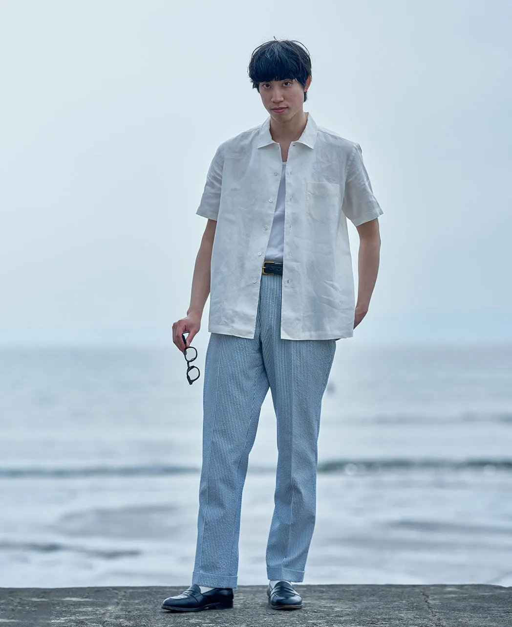 Short Sleeve Shirt - CASUAL Spread Linen sold by Kamakura product image thumbnail 4