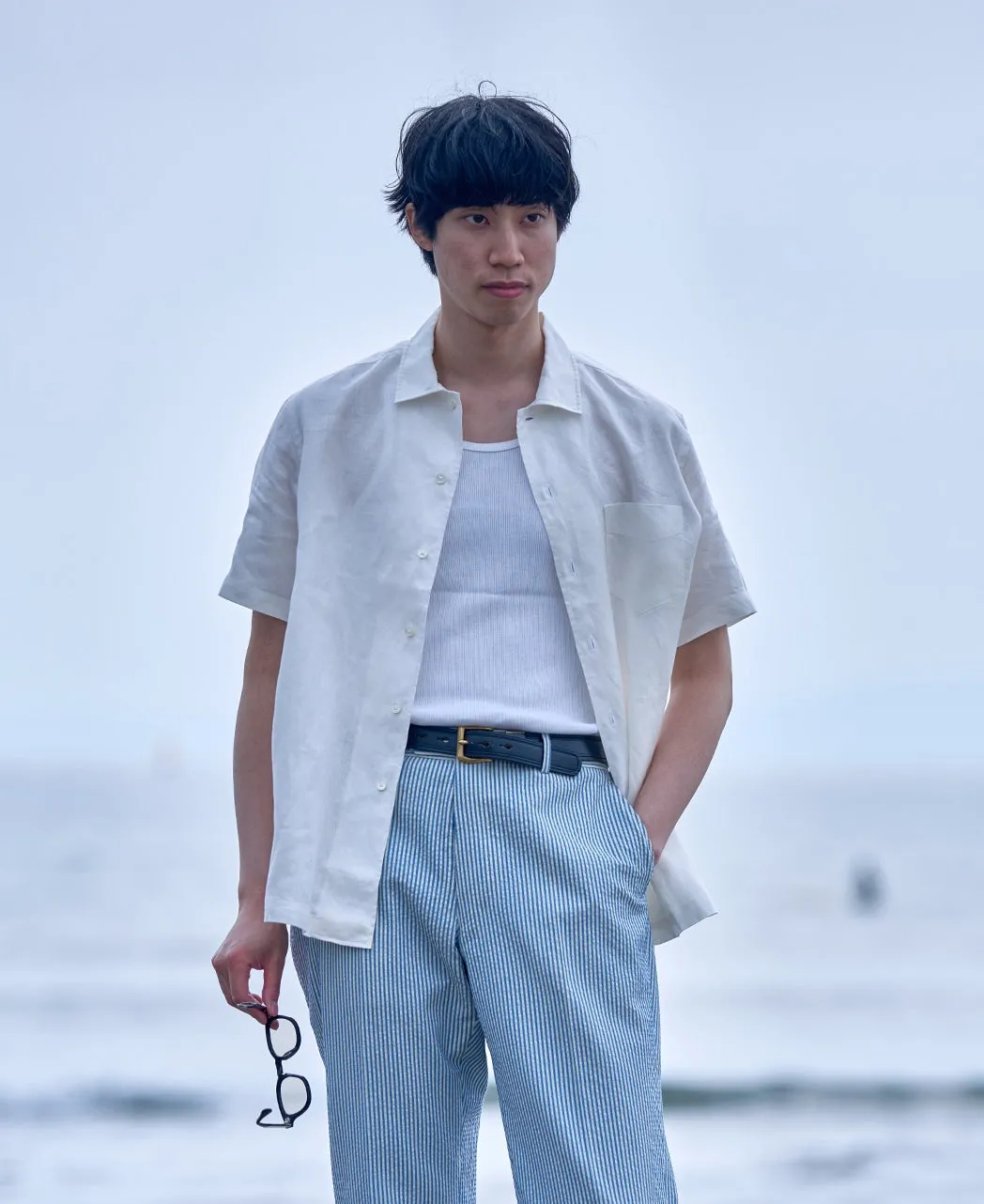 Short Sleeve Shirt - CASUAL Spread Linen sold by Kamakura product image thumbnail 5