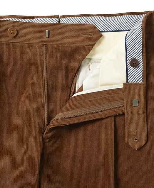 Cotton pants Fine-wale corduroy single pleat sold by Kamakura product image thumbnail 3