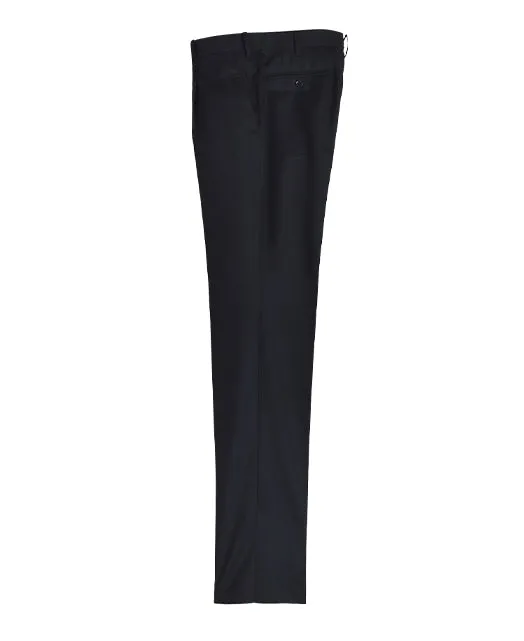 Wool Slacks Stretch Flannel single pleat sold by Kamakura