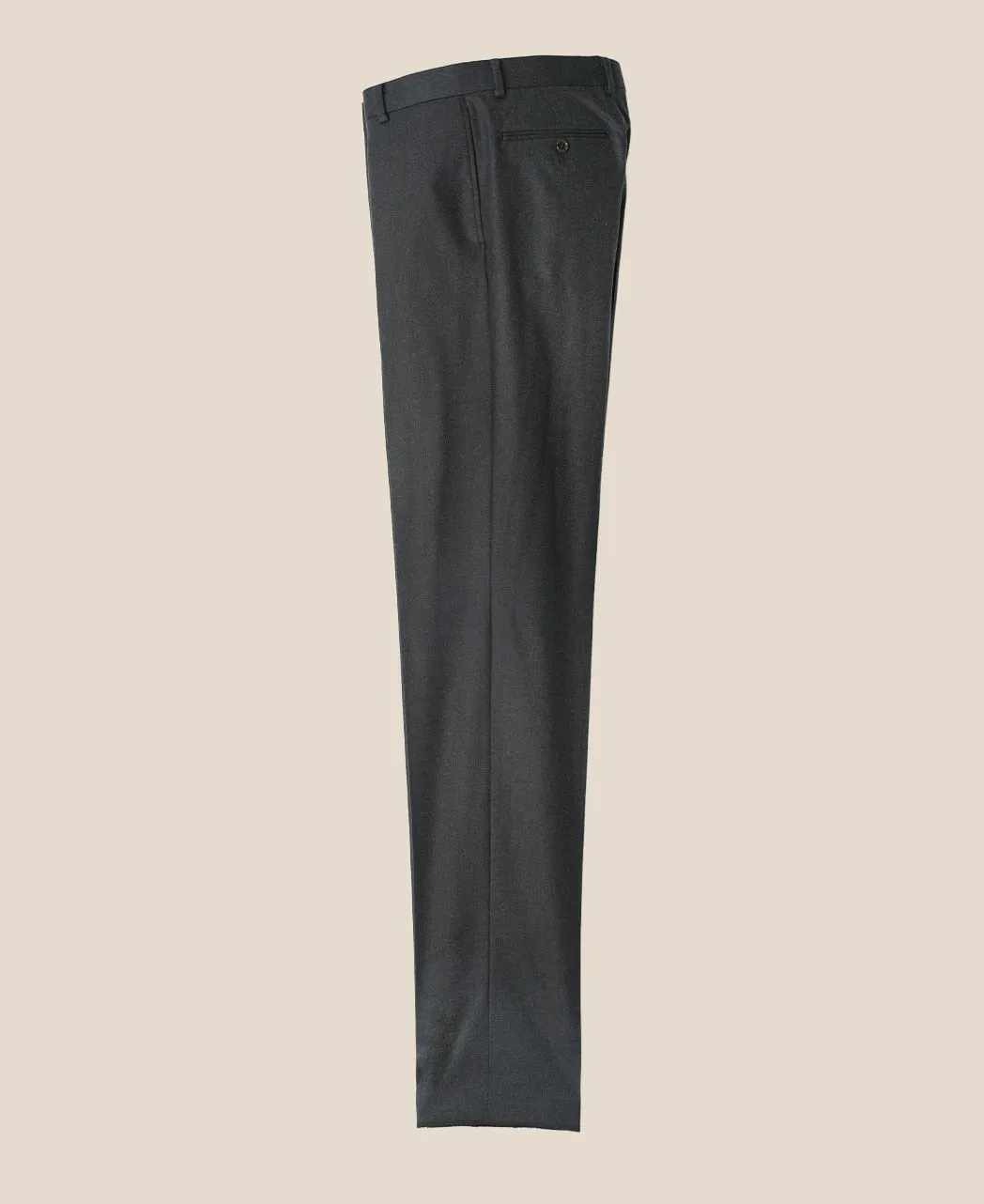 Classic Cut Ivy Trousers Saxony Wool sold by Kamakura