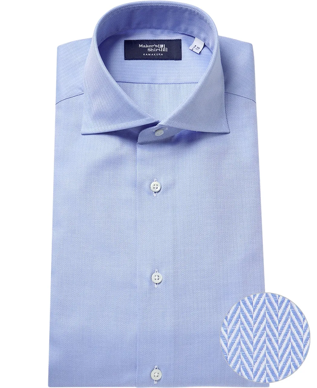 TOKYO SLIM FIT - Italian Spread Herringbone sold by Kamakura product image thumbnail 5