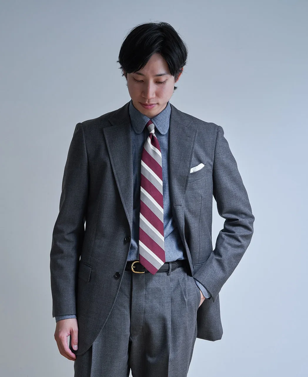 TOKYO SLIM FIT - Round Collar Chambray sold by Kamakura product image thumbnail 5