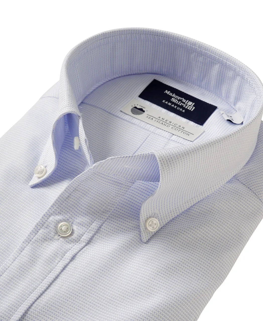 TOKYO SLIM FIT - Button Down Royal Oxford Sea Island Cotton sold by Kamakura product image thumbnail 3