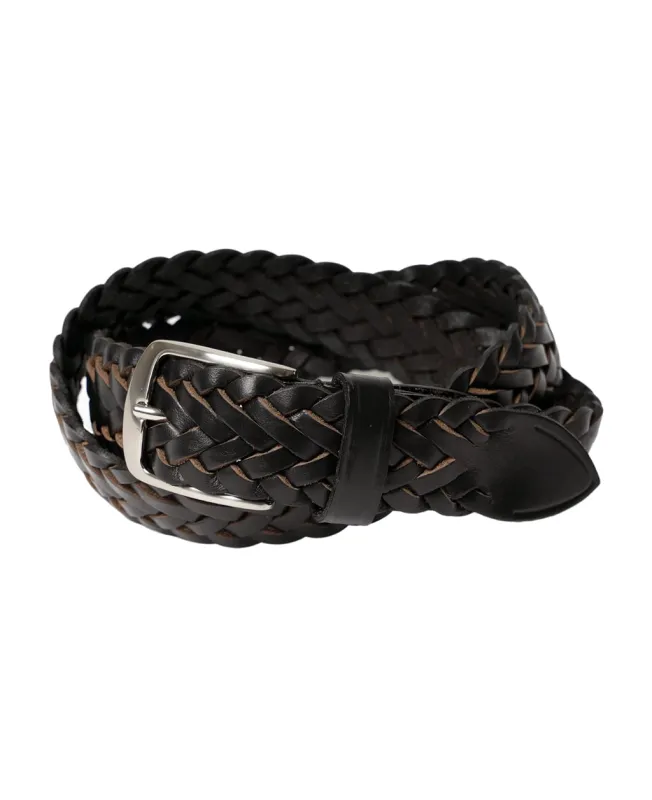 Leather Mesh Belt Chrome Excel sold by Kamakura