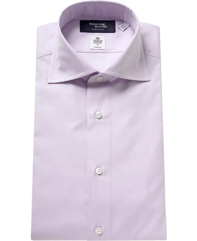 TOKYO SLIM FIT - Spread Pinpoint Oxford THOMAS MASON sold by Kamakura