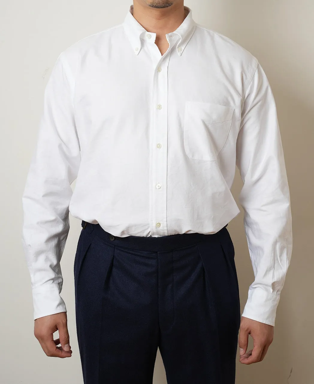 VINTAGE IVY - Button Down Ecru Oxford sold by Kamakura product image thumbnail 5