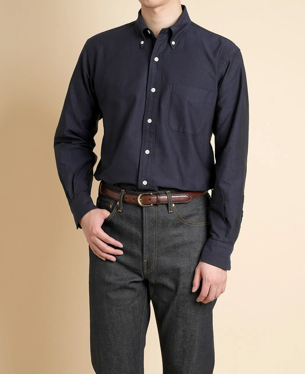 VINTAGE IVY - Button Down Navy Oxford sold by Kamakura product image thumbnail 2