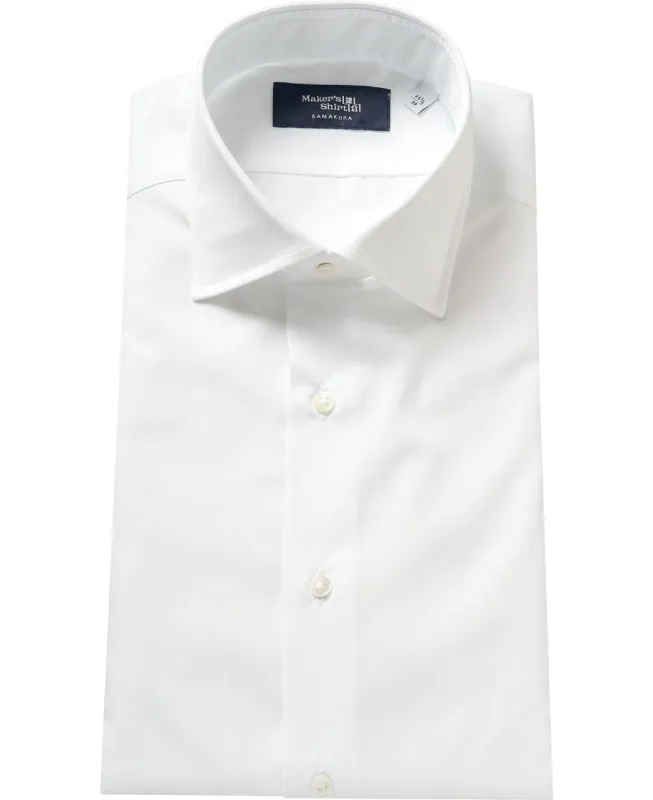 NEW YORK SLIM FIT  Spread Broadcloth sold by Kamakura