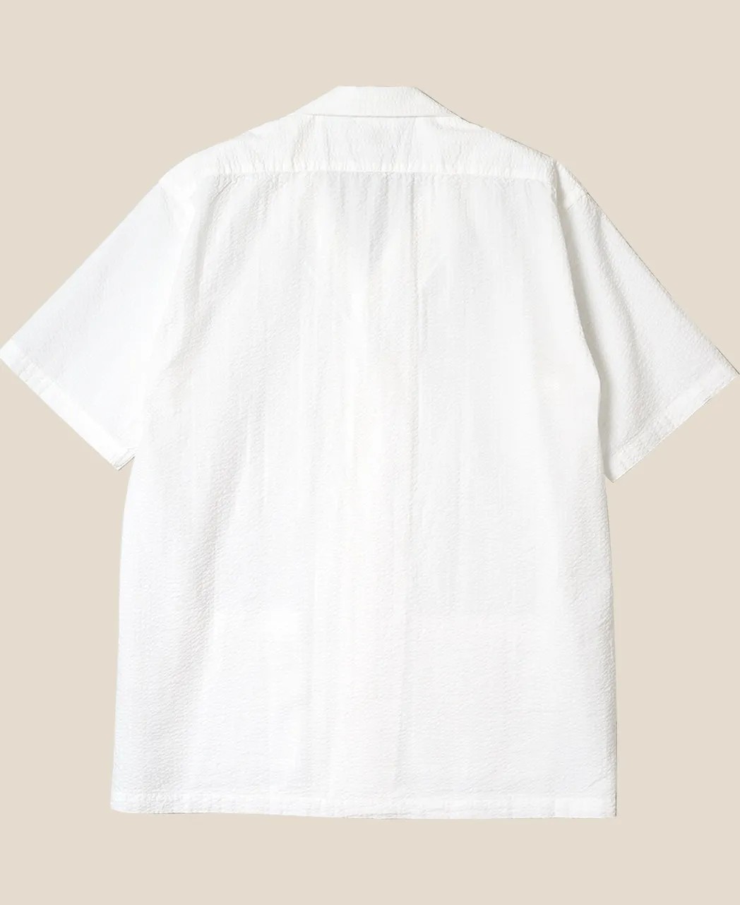 SHONAN BEACH SHIRT WHITE SEERSUCKER sold by Kamakura product image thumbnail 3