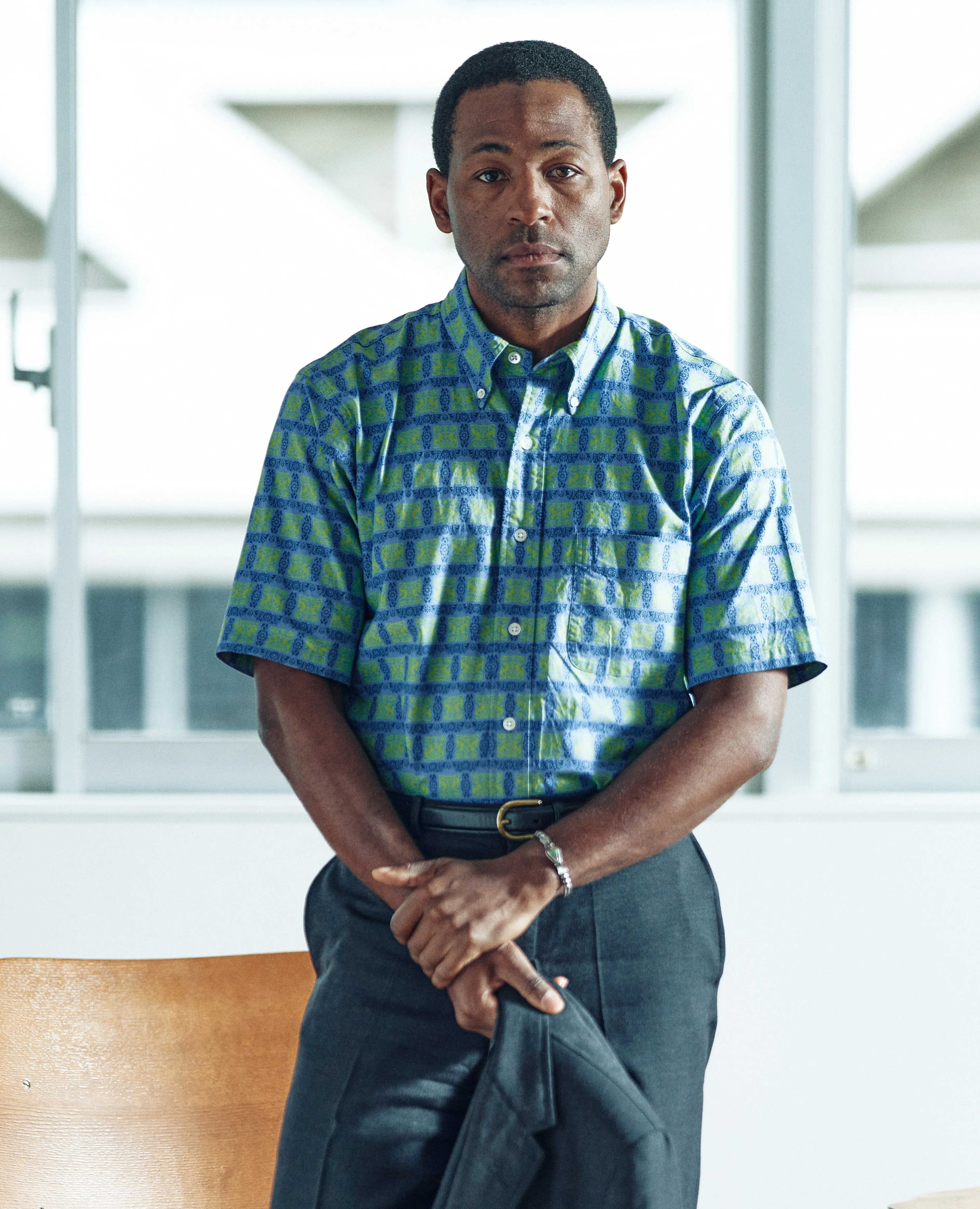 【Clearance Sale】VINTAGE IVY Foulard Short Sleeve Button Down sold by Kamakura product image thumbnail 5