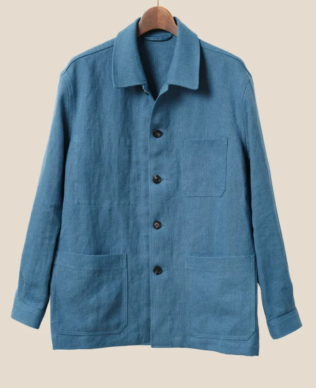 【Clearance Sale】FRENCH WORK JACKET LINEN CANVAS sold by Kamakura