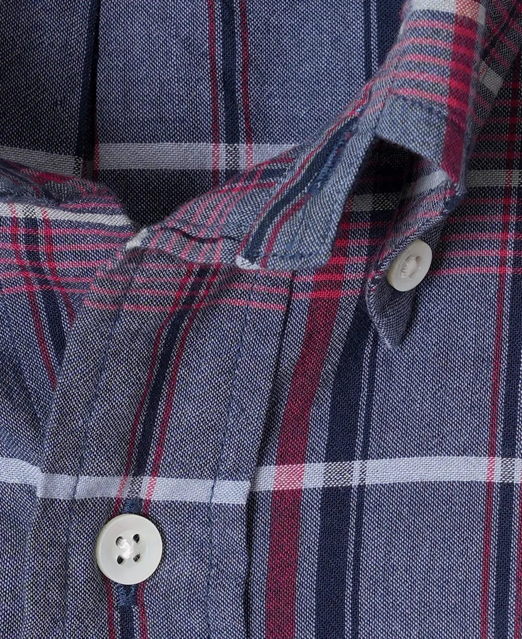 【Clearance Sale】VINTAGE IVY BUTTON-DOWN BLUE MADRAS PLAID sold by Kamakura product image thumbnail 5