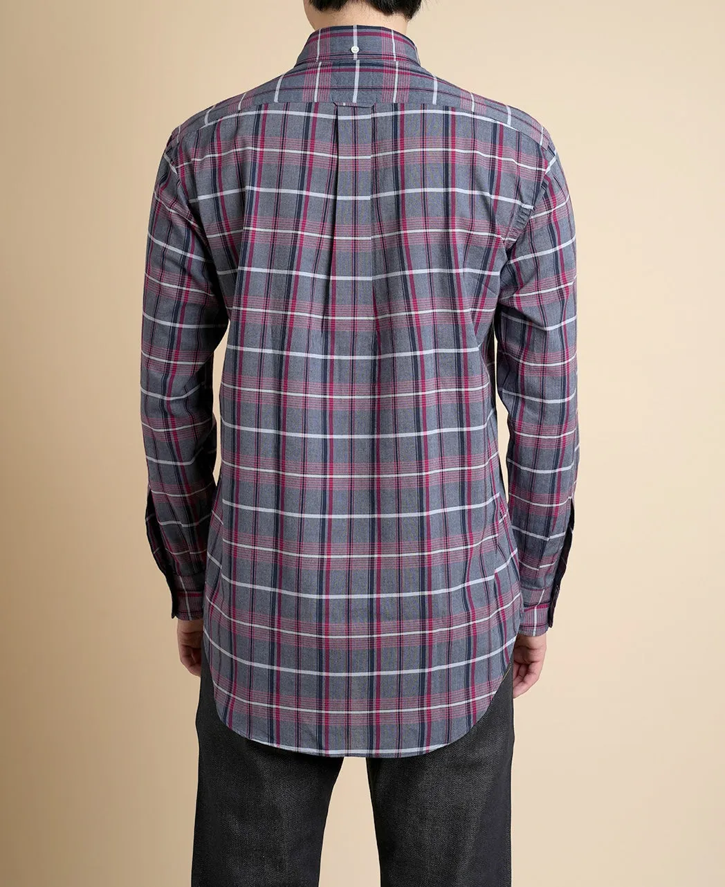 【Clearance Sale】VINTAGE IVY BUTTON-DOWN BLUE MADRAS PLAID sold by Kamakura product image thumbnail 4