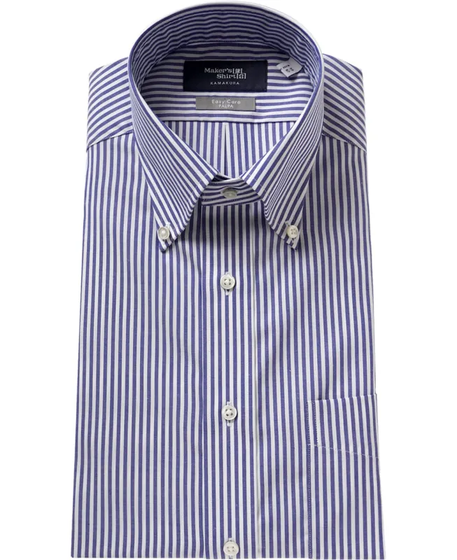 TOKYO SLIM FIT - Button Down Pinpoint Oxford J-Tech EASY CARE sold by Kamakura