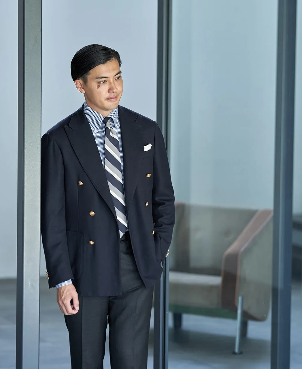 【Final Sale】TOKYO SLIM FIT - Button Down Easy Care Panama sold by Kamakura product image thumbnail 4