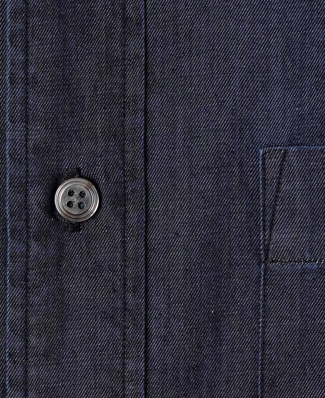 Tokyo Fit - 134 Casual UNTUCKED Spread Indigo Dyed Twill sold by Kamakura product image thumbnail 2