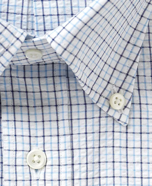 Short Sleeve Shirt - Button Down Seersucker sold by Kamakura product image thumbnail 2