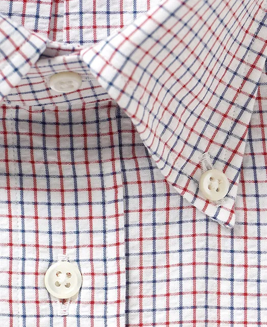 Short Sleeve Shirt - Button Down Seersucker sold by Kamakura product image thumbnail 4