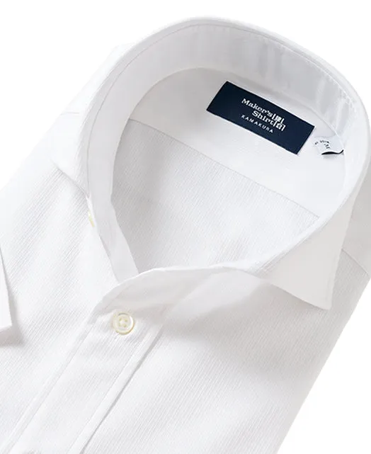 Short Sleeve Shirt - Cutaway Dobby sold by Kamakura product image thumbnail 3