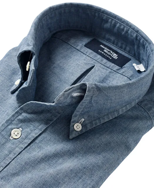 TOKYO SLIM FIT - SPORT Button Down Chambray sold by Kamakura product image thumbnail 5