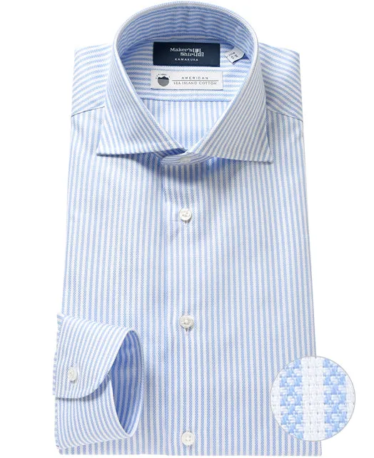 TOKYO SLIM FIT - Italian Spread Royal Oxford Sea Island Cotton sold by Kamakura