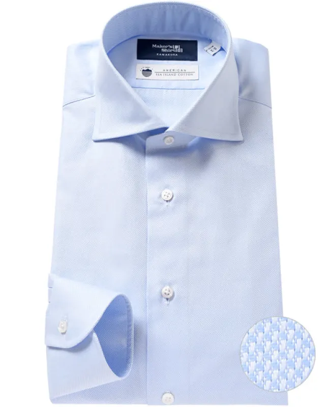 TOKYO SLIM FIT -  Italian Spread  Royal Oxford Sea Island Cotton sold by Kamakura
