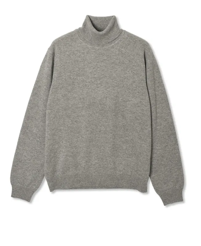 CASHMERE Turtle Neck pullover sold by Kamakura