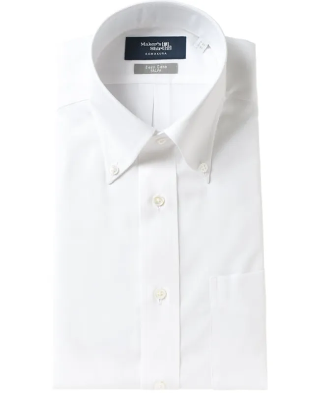 TOKYO SLIM FIT - Button Down Pinpoint Oxford J-TECH EASY CARE sold by Kamakura