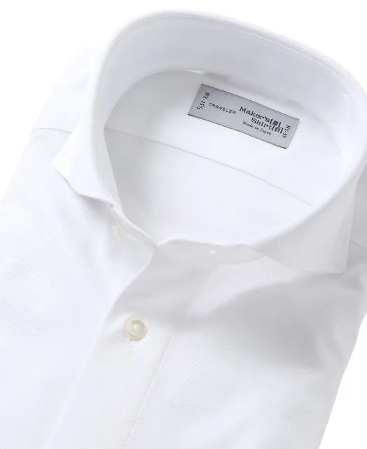 【BUY 2 GET 1 FREE】New York SLIM FIT - Cutaway Pique J-TECH STRETCH EASY CARE sold by Kamakura product image thumbnail 2