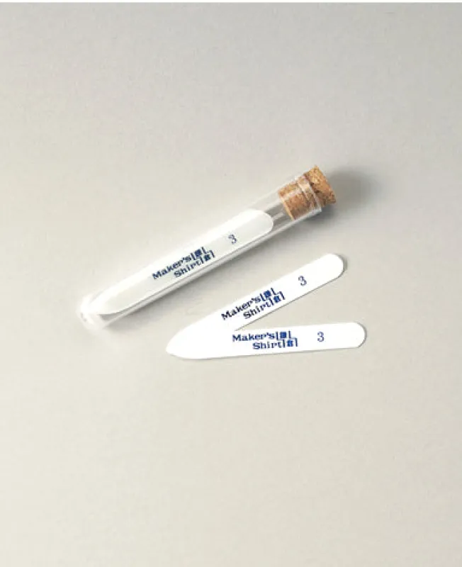 LUMIRROR COLLAR STAYS(3) 8mm x 63mm sold by Kamakura