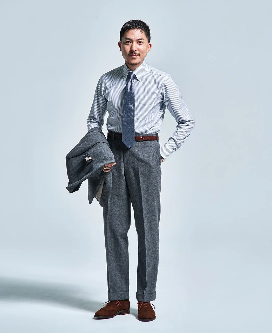TOKYO SLIM FIT - Button Down Giza 96 Pinpoint Oxford sold by Kamakura product image thumbnail 5